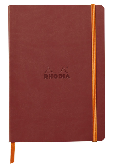 Rhodia Softcover Notebook - A5 - Nacarat - Dotted